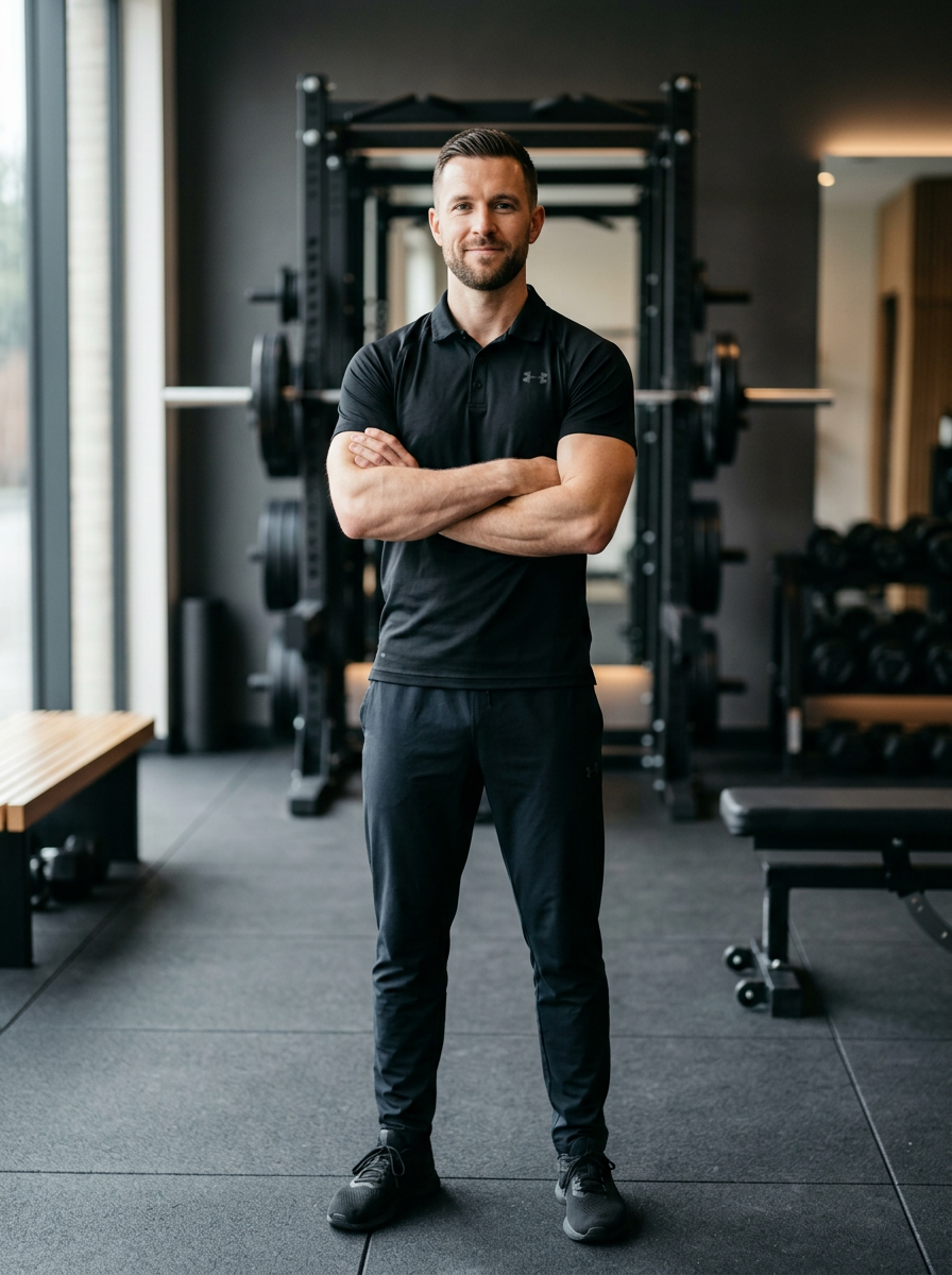 Ian Johnson, head trainer at Top Tyr Training, on the training floor