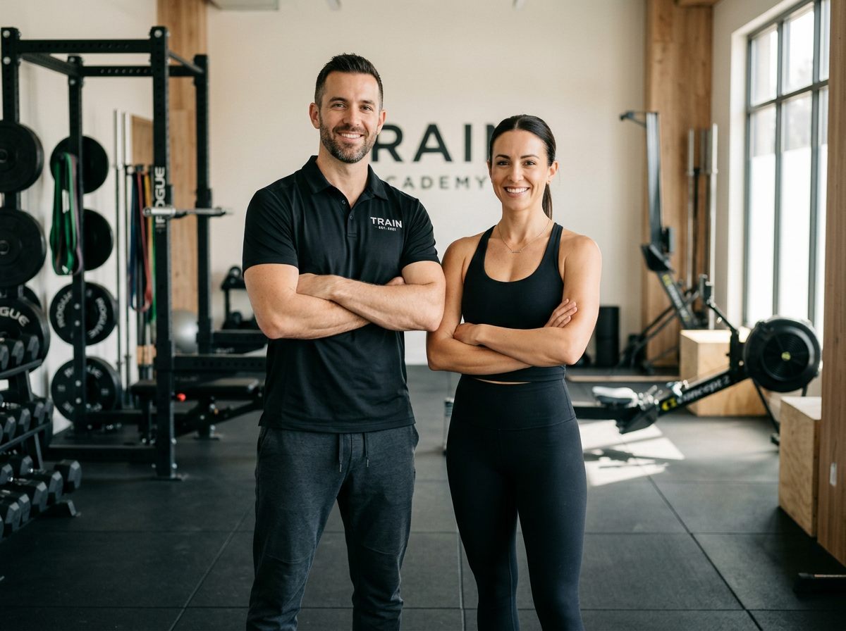 Ian and Jenna Johnson, founders of Top Tyr Training